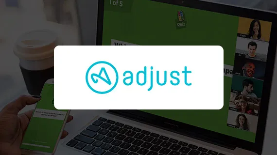 Logo of Adjust