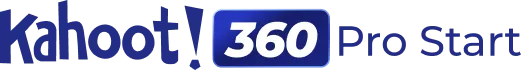 Kahoot! 360 Pro Start logo