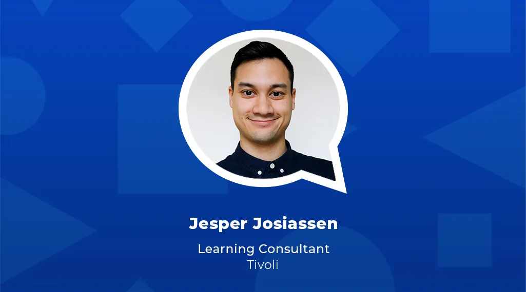 Headshot of Jesper Josiassen (Learning Consultant at Tivoli)