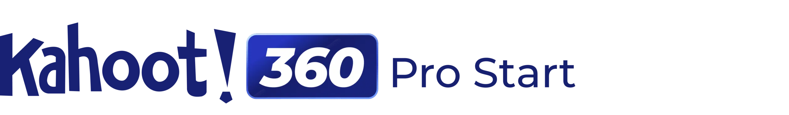 Kahoot! 360 Pro logo in blue