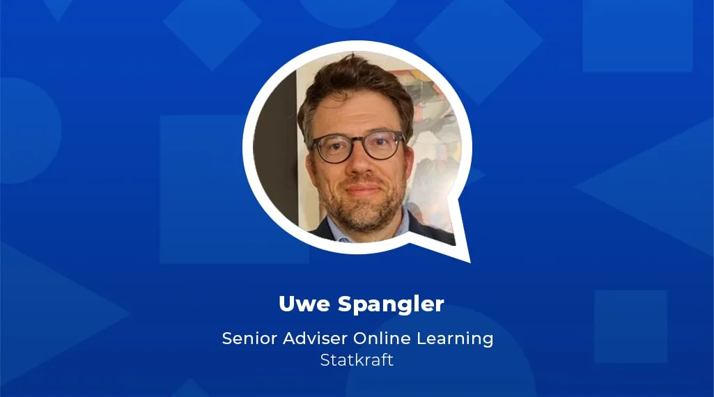 Headshot of Uwe Spangler (Senior Adviser Online Learning at Statkraft)