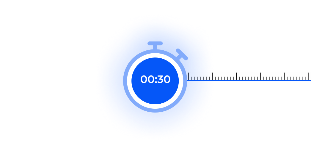 icon on a timer 30 seconds
