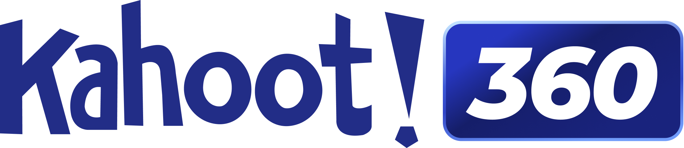 Kahoot! 360 logo in blue